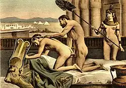 Image 34Hadrian engaging in anal sex with Antinous in Egypt, portrayed by Édouard-Henri Avril.