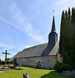 The church in Avernes-Saint-Gourgon