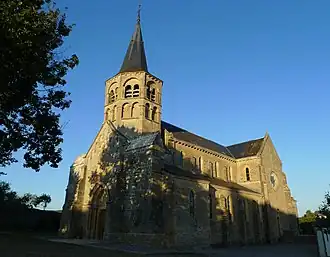 The church in Saint-Sulpice