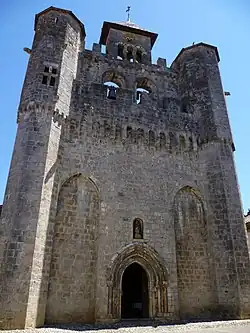 The church in Montjoie-en-Couserans