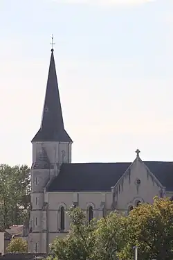 The church in Sainte-Florence