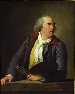 Portrait of Hubert Robert, 1788. Exhibited at the Salon of 1789, Louvre Museum.