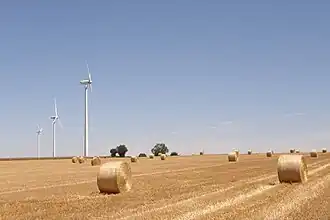 The landscape in Saint-Martin-lès-Melle
