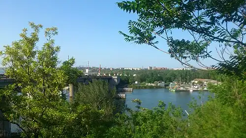 Inhul Bridge from Flotsky Boulevard