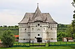 White fortified church