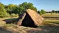 Reconstruction of an ancient dwelling