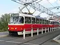 Tatra T3 tram in Prague