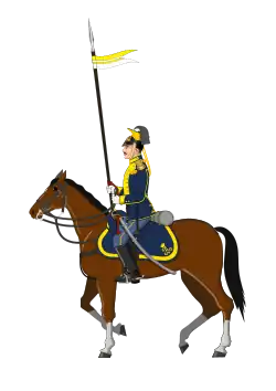 Private (Uhlan) of the 4th Kharkov Uhlan Regiment until 1882. Автор:Igor Vorobiov