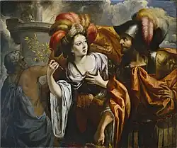 Aeneas and the Cumaean Sibyl, oil on canvas, priv. col.