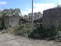 Remains of the walls