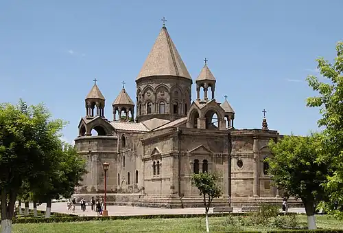 Etchmiadzin Cathedral, first cathedral in the world, the mother church of all Armenians