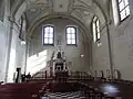Interior of the synagogue
