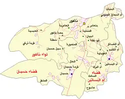 Jordanian map of Al-Samik village