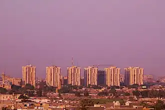 Under construction buildings in Karkh
