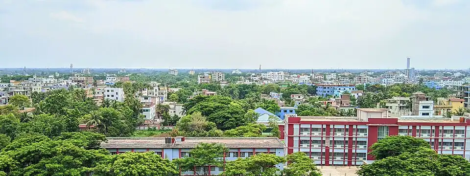 Southern part of the city