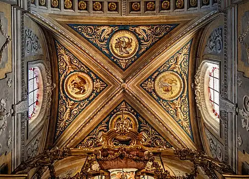 Choir ceiling.