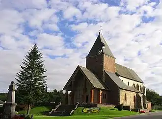 The church in Bailly-en-Rivière