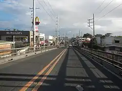 View from MacArthur Highway's Bocaue flyover.