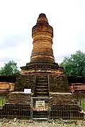 Candi Mahligai, the tallest stupa