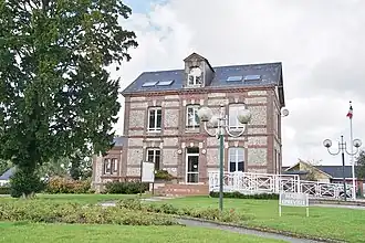 The town hall in Épreville