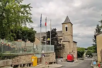 The church of St Flour, in Le Pompidou