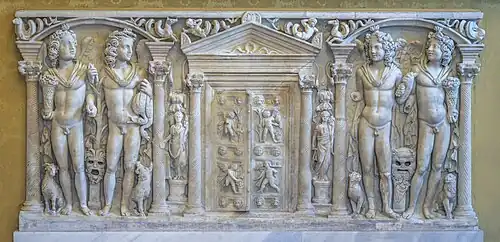 Sarcophagus with the Four Seasons allegory (3rd century), Palazzo dei Senatori - Musei Capitolini, Rome.
