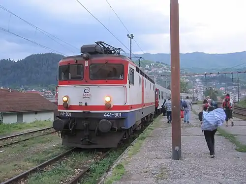 ŽFBH 441.901 at Konjic railway station