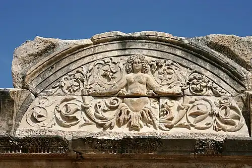 Roman acanthuses of the Temple of Hadrianus, Ephesus, Turkey, unknown architect or sculptor, 117-118