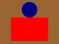 The distinguishing patch of the 13th Battalion (Royal Highlanders of Canada), CEF
