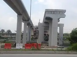 Putra Heights LRT station and Kelana Jaya Line stabling