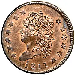 Classic Head cent, 1811