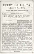 Every Saturday, 1869, with story by Anthony Trollope