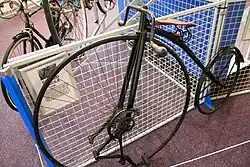 1888 Geared Facile Bicycle in the Coventry Transport Museum