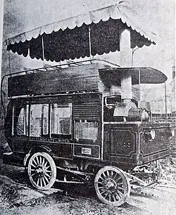 Image 206Gillett & Co Steam bus licensed by the Metropolitan Police on 21 Jan 1899 (from Steam bus)