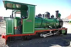 0-4-2WT Olive, an 18 in (457 mm) gauge locomotive, at the Kimberley Mine Museum, 2007