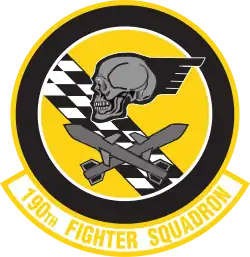 190th Fighter Squadron, United States.