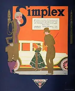 1916 Simplex Crane Model advertisement in Life Christmas edition