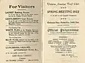 1922 VATC Caulfield Guineas officials & visitor notices
