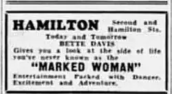 Theater advertisement