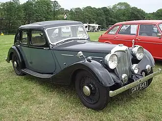 16/4 2½-litre Kestrel, 6-light saloon 1937