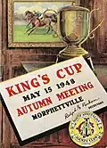 1948 SAJC Kings Cup racebook front cover