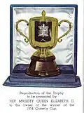 The 1954 Queens Cup trophy