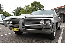 Australian assembled 1968 Pontiac Parisienne hardtop sedan, the last model of international RHD assembly