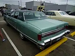 1977 Continental Town Car, rear view