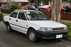 Facelift Corolla SE sedan (Australia)