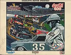 The 1994 Coca-Cola 600 program cover, with artwork by NASCAR artist Sam Bass.