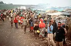 Refugee camp near Goma, 1994