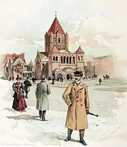 An 1896 illustration of the church