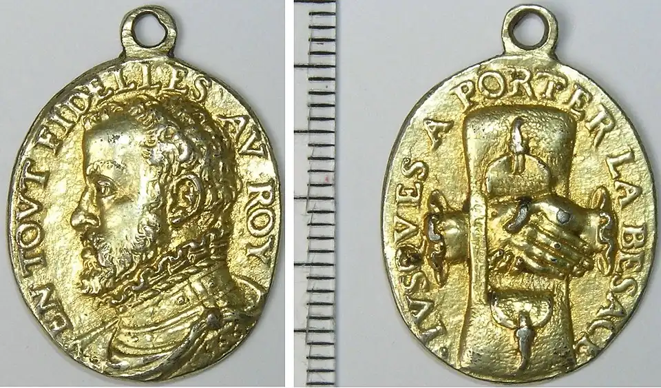 Both sides of a medal