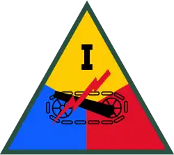 1st Armored Corps insignia.
